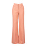 Pantaloni flared in cady a vita alta in rosa Elie Saab - donna