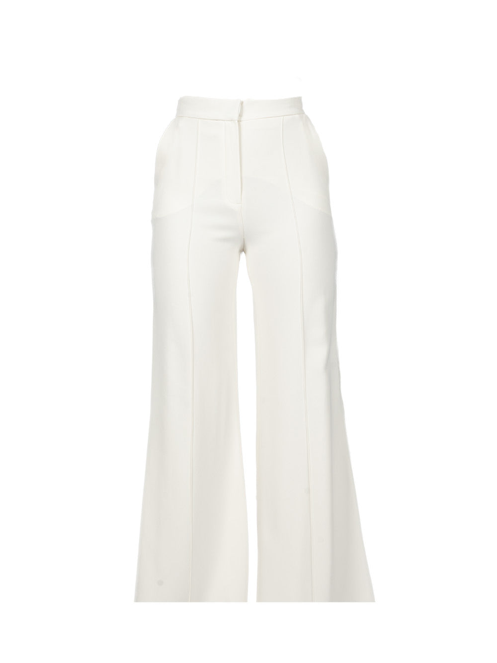 Pantaloni a gamba ampia in bianco ELie Saab - donna 