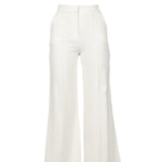 Pantaloni a gamba ampia in bianco ELie Saab - donna 