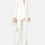 Pantaloni a gamba ampia in bianco ELie Saab - donna 