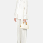 Pantaloni a gamba ampia in bianco ELie Saab - donna 