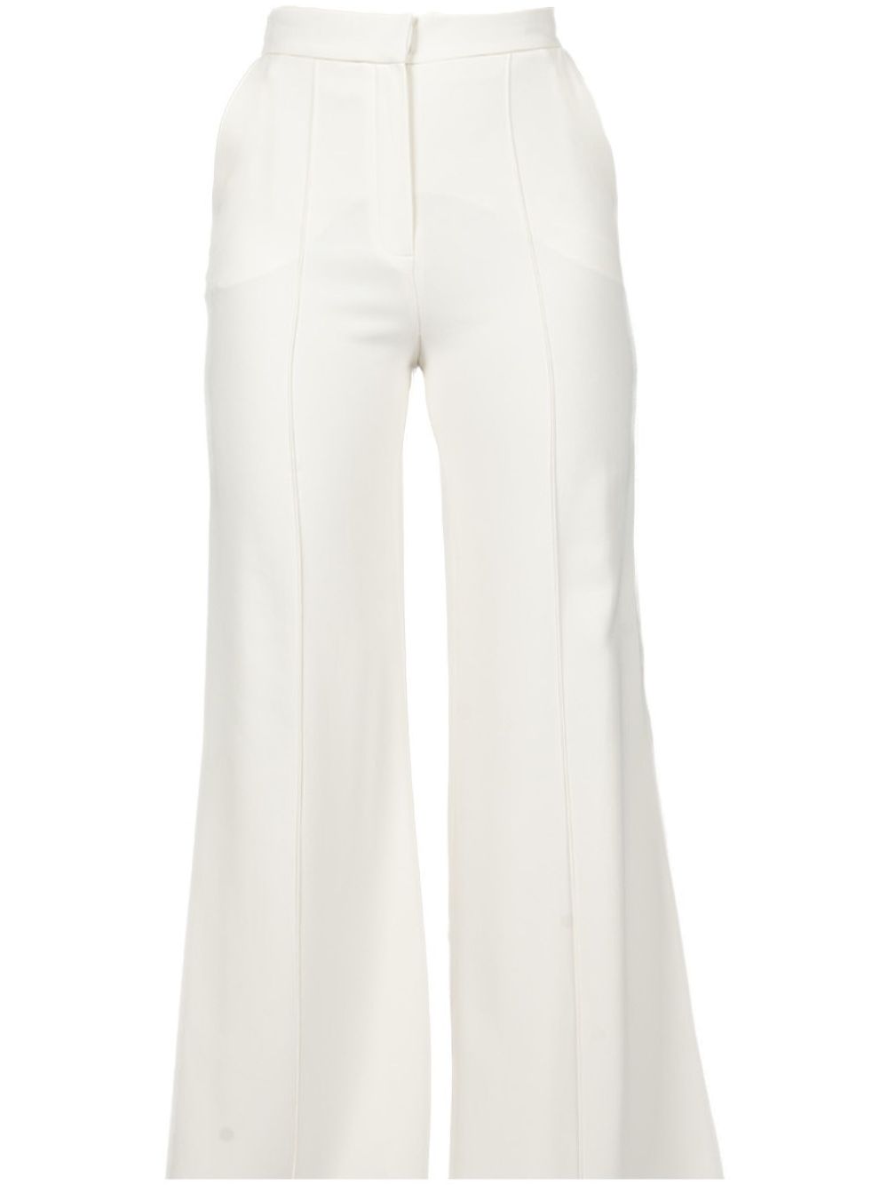 Pantaloni a gamba ampia in bianco ELie Saab - donna 