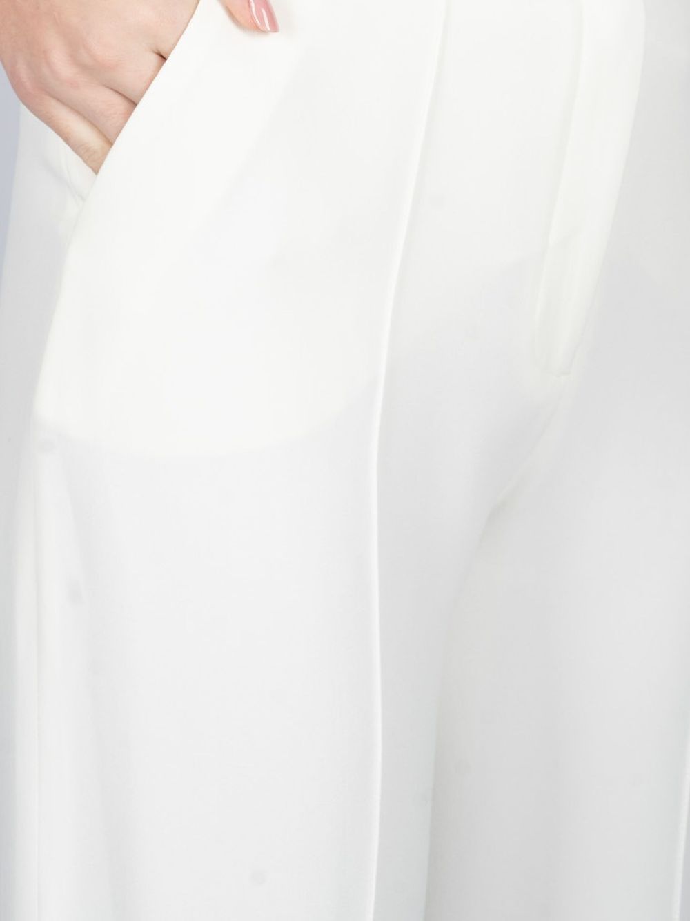 Pantaloni a gamba ampia in bianco ELie Saab - donna 