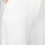 Pantaloni a gamba ampia in bianco ELie Saab - donna 