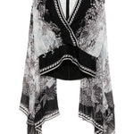 Blusa con stampa in bianco e nero Elie Saab - donna 