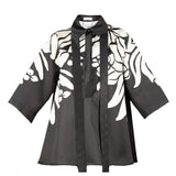 Blusa in mikado in nero e bianco Elie Saab - donna 