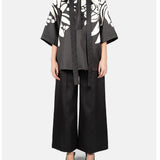 Blusa in mikado in nero e bianco Elie Saab - donna 