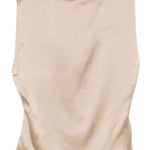 Top in raso in sabbia ENTIRE STUDIOS - donna 
