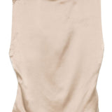 Top in raso in sabbia ENTIRE STUDIOS - donna 