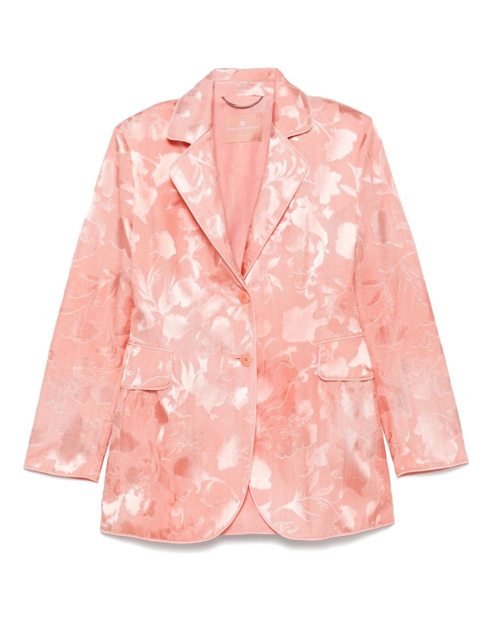 Blazer a fiori in rosa pesca Ermanno Scervino - donna 