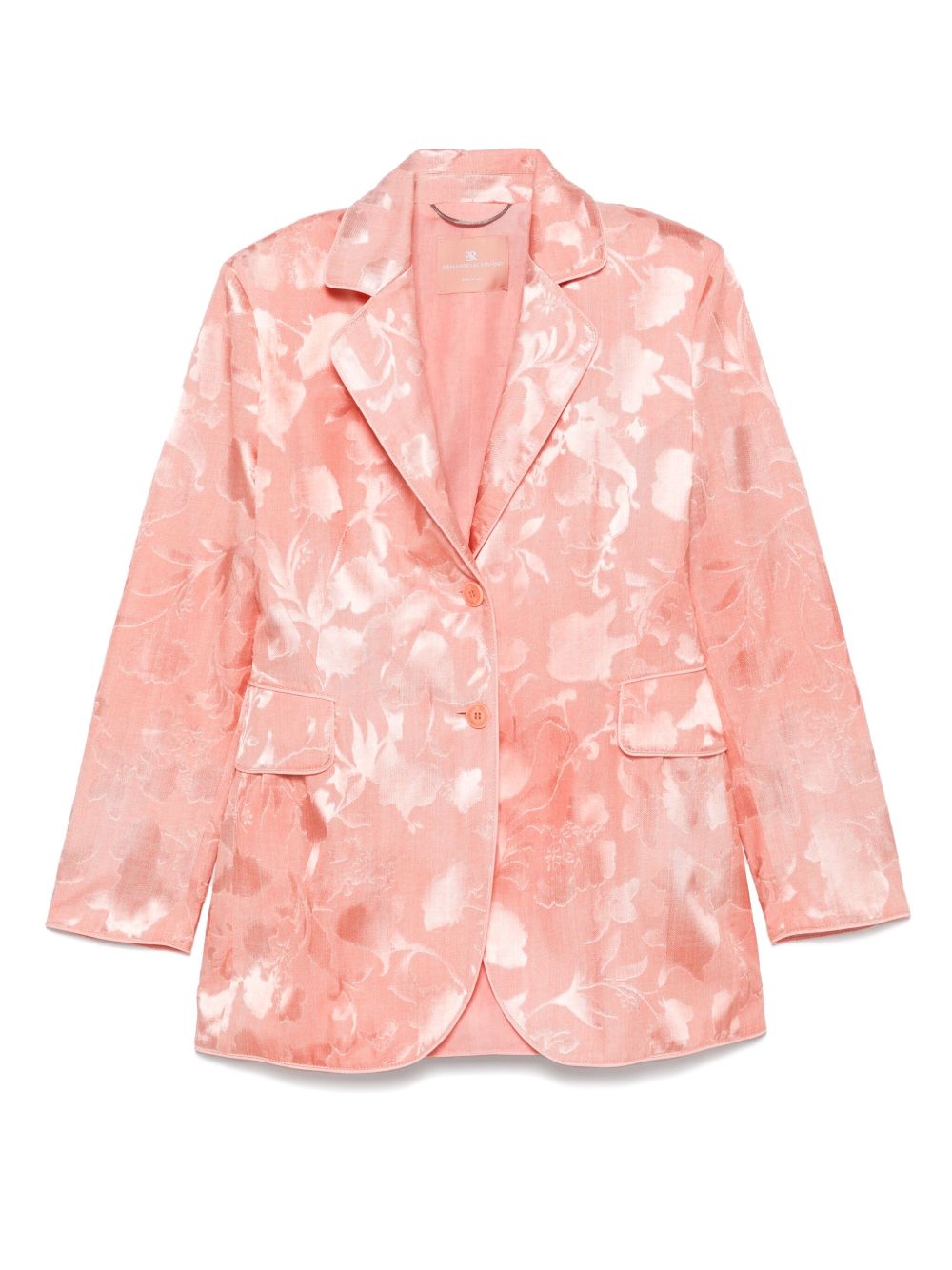 Blazer a fiori in rosa pesca Ermanno Scervino - donna 