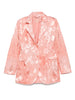 Blazer a fiori in rosa pesca Ermanno Scervino - donna