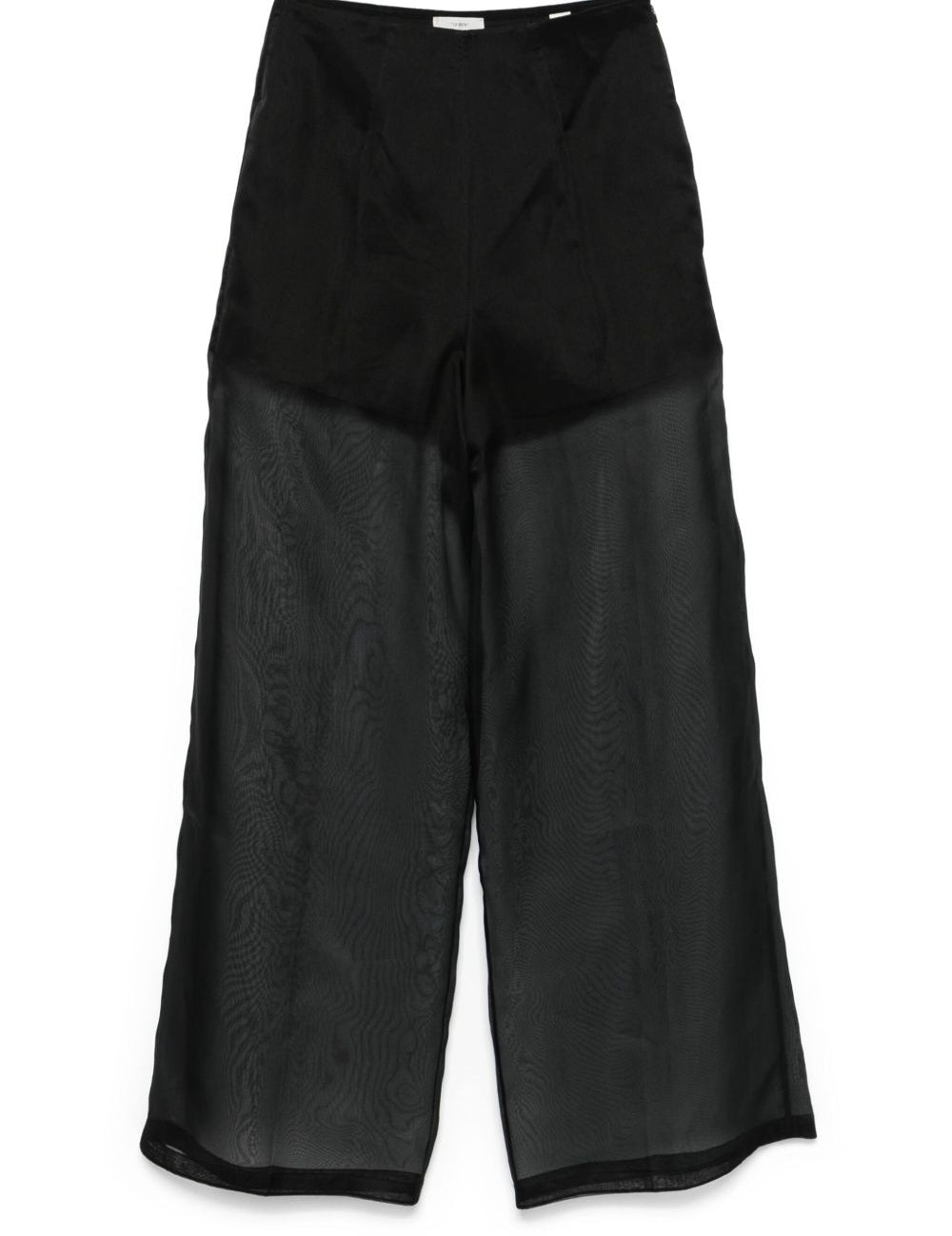 Pantaloni in seta a palazzo in nero Forte forte - donna 