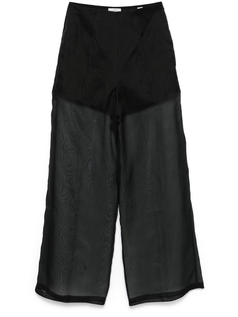 Pantaloni in seta a palazzo in nero Forte forte - donna 