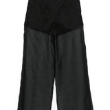 Pantaloni in seta a palazzo in nero Forte forte - donna 