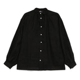 Camicia con maniche a sbuffo in nero Glass Cypress - uomo 