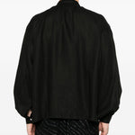Camicia con maniche a sbuffo in nero Glass Cypress - uomo 
