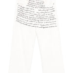 Jeans con ricamo in azzurro Glass Cypress - uomo 