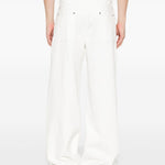 Jeans con ricamo in azzurro Glass Cypress - uomo 