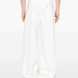 Jeans con ricamo in azzurro Glass Cypress - uomo 