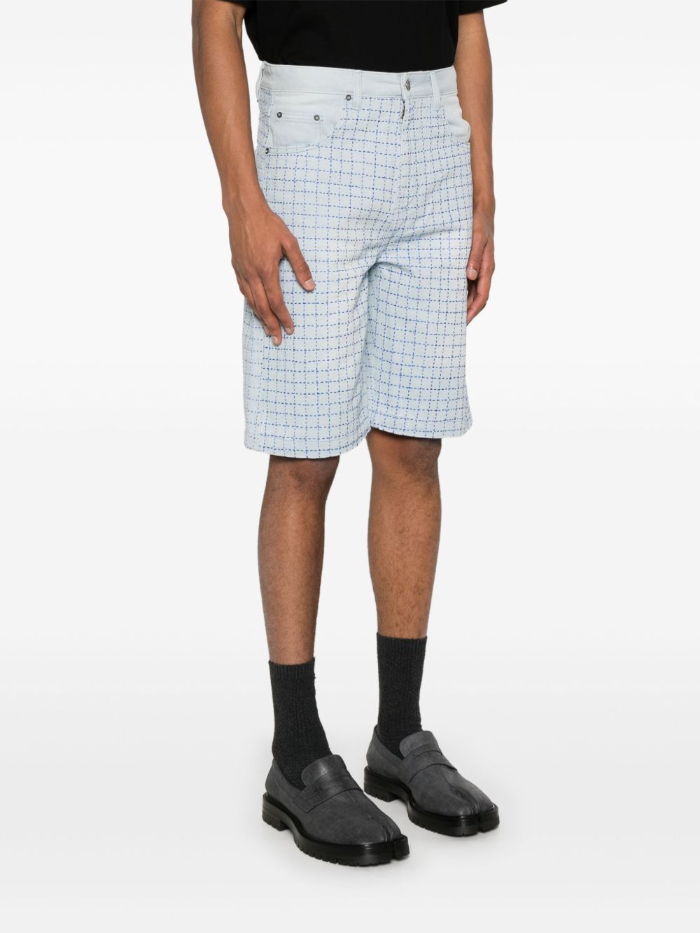 Bermuda in denim azzurro Glass Cypress - uomo 