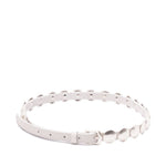 Cintura con borchie in bianco sporco Golden Goose - donna 