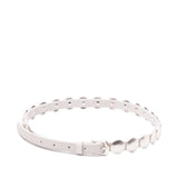 Cintura con borchie in bianco sporco Golden Goose - donna 