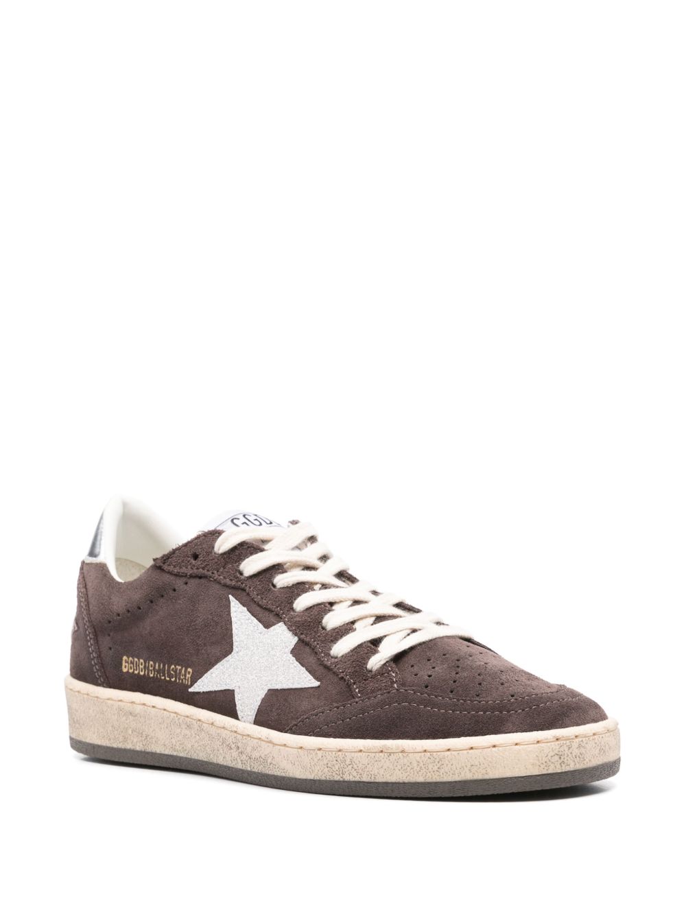 Sneakers ballstar in grigio golden goose - donna 