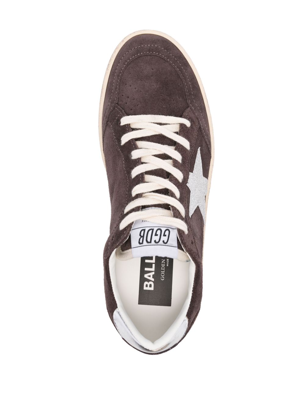 Sneakers ballstar in grigio golden goose - donna 