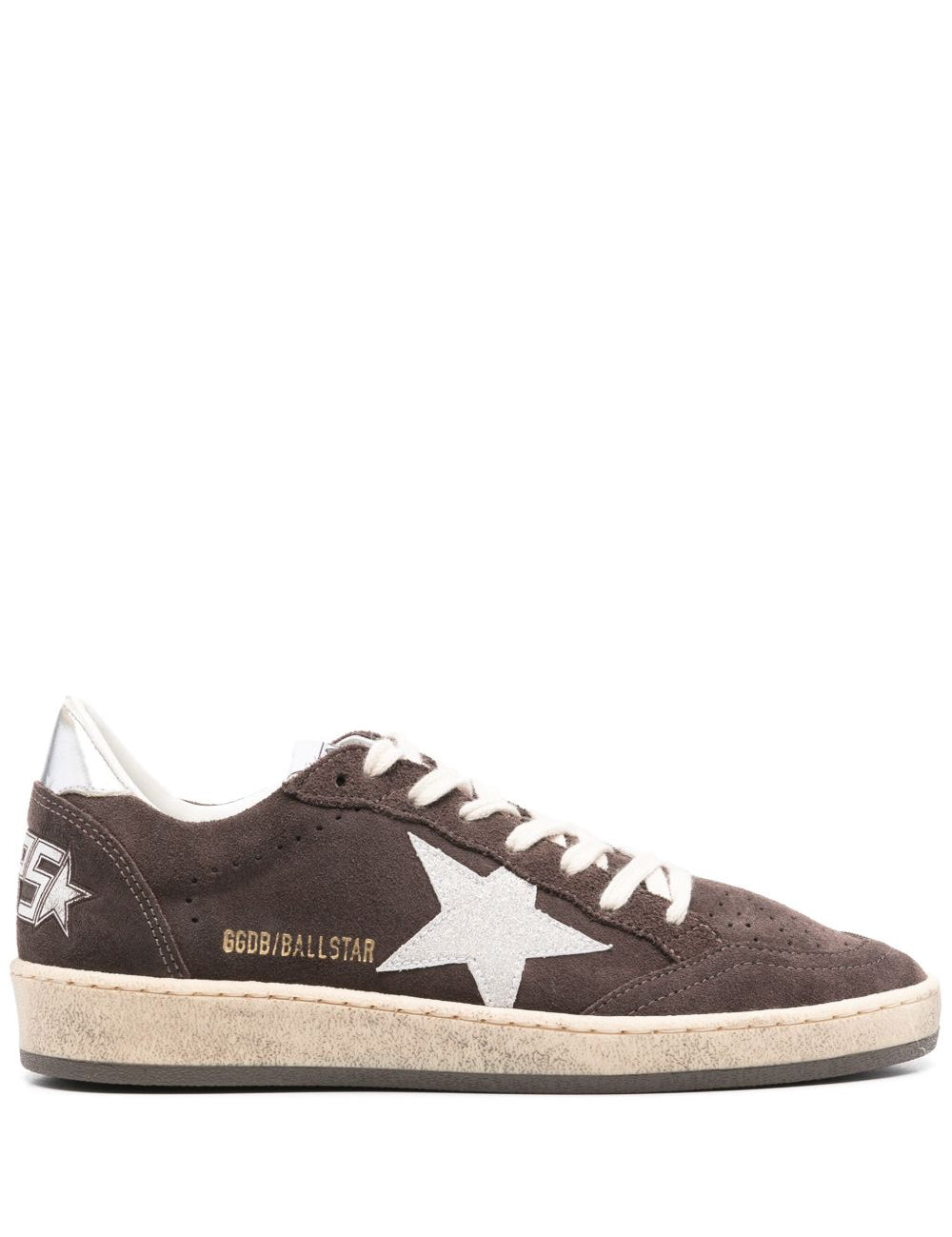 Sneakers ballstar in grigio golden goose - donna 