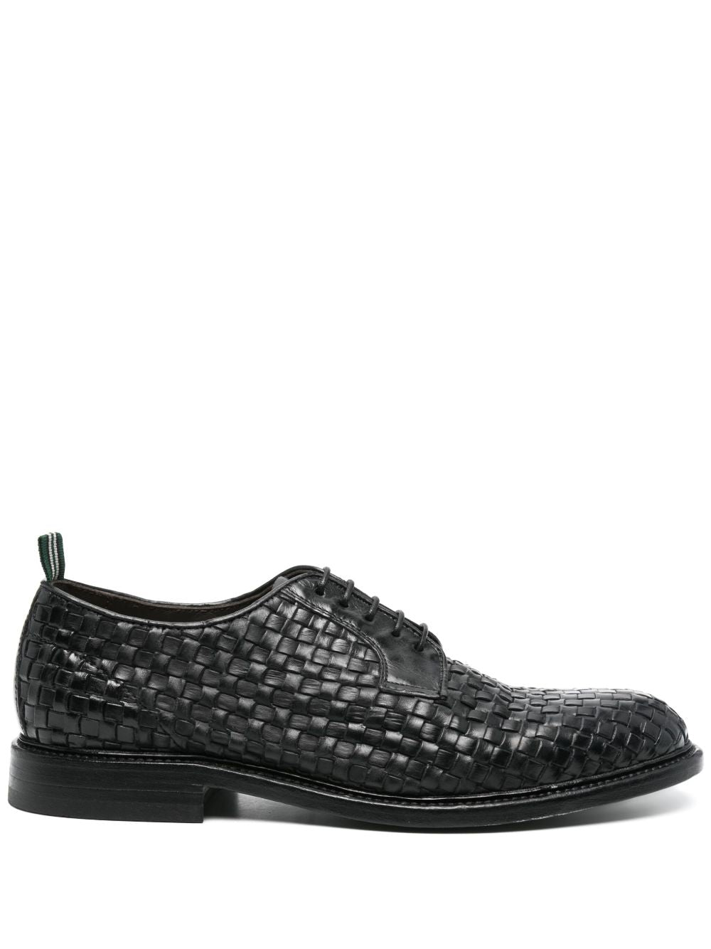 Derby con design intrecciato maremma in nero Green George - uomo 