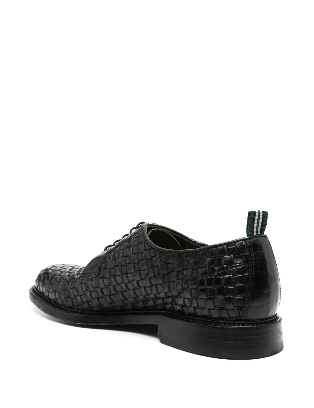 Derby con design intrecciato maremma in nero Green George - uomo 