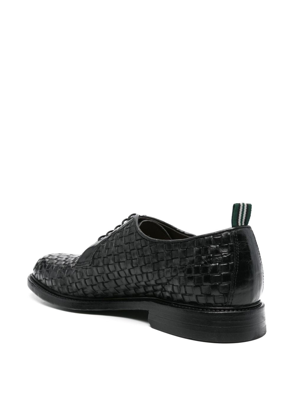 Derby con design intrecciato maremma in nero Green George - uomo 
