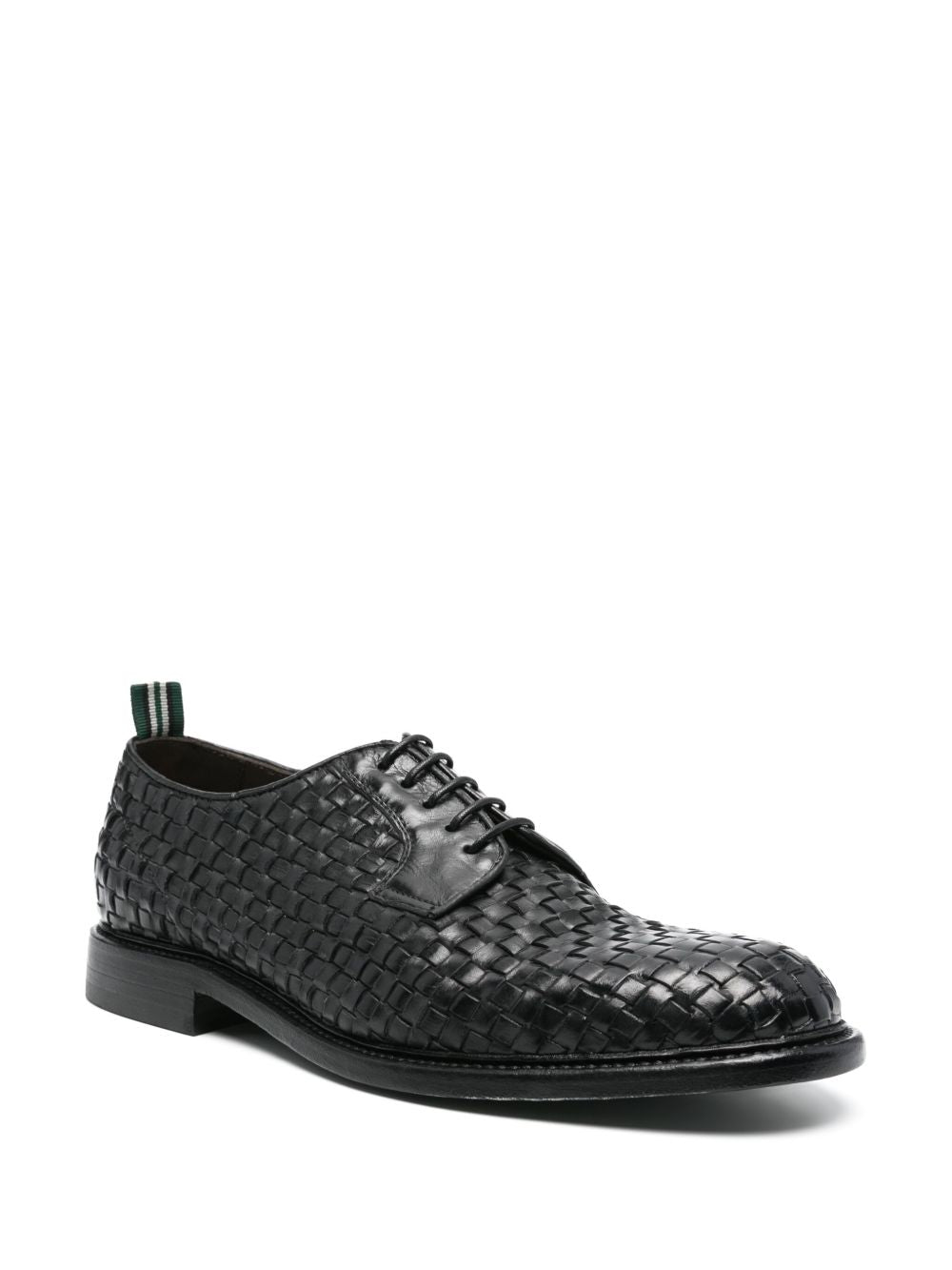 Derby con design intrecciato maremma in nero Green George - uomo 