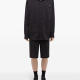 Camicia con stampa geometrica in nero Helmut lang - uomo 
