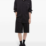 Camicia con stampa geometrica in nero Helmut lang - uomo 