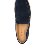 Espadrillas in camoscio in blu Henderson baracco - uomo 