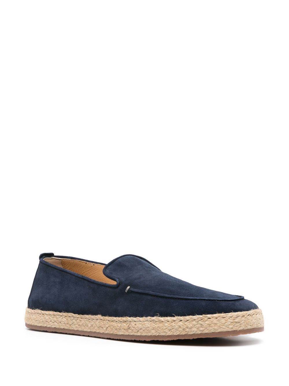 Espadrillas in camoscio in blu Henderson baracco - uomo 