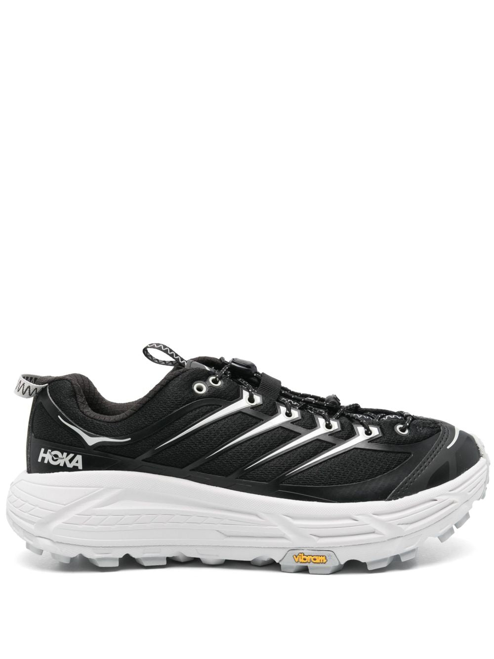 Sneakers Mafate Three 2 in nero e bianco Hoka - uomo 