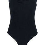 Costume intero senza spalline dolly in nero Hunza G - donna 