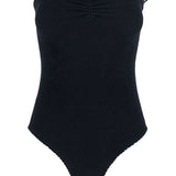 Costume intero senza spalline dolly in nero Hunza G - donna 