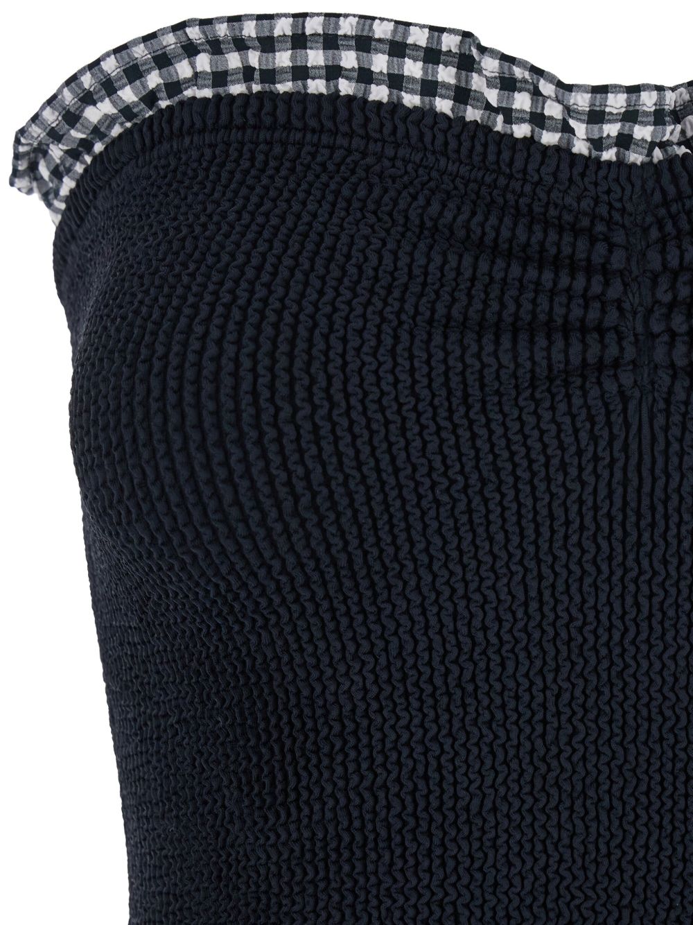 Costume intero senza spalline dolly in nero Hunza G - donna 