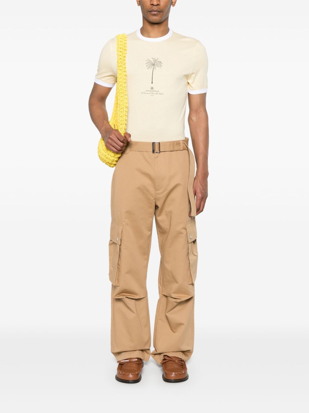 Pantaloni Cargo Le Cargo in marrone Jacquemus - uomo 