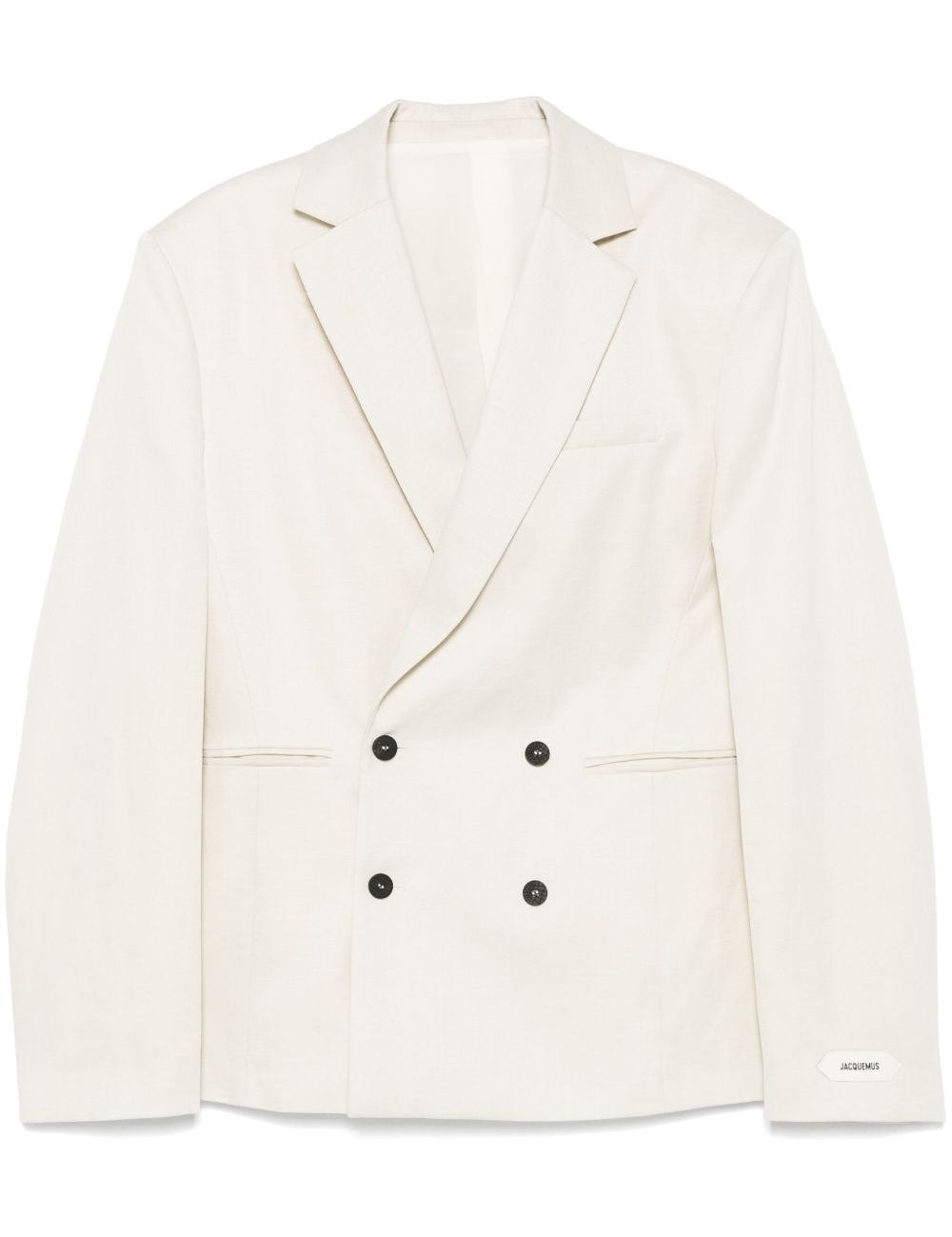 Giacca doppiopetto la veste fernando in beige Jacquemus - uomo 