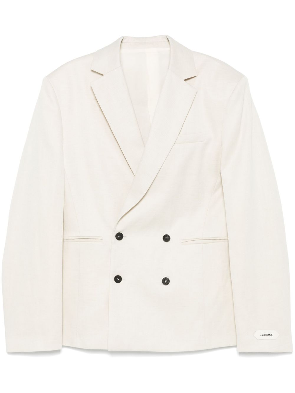 Giacca doppiopetto la veste fernando in beige Jacquemus - uomo 