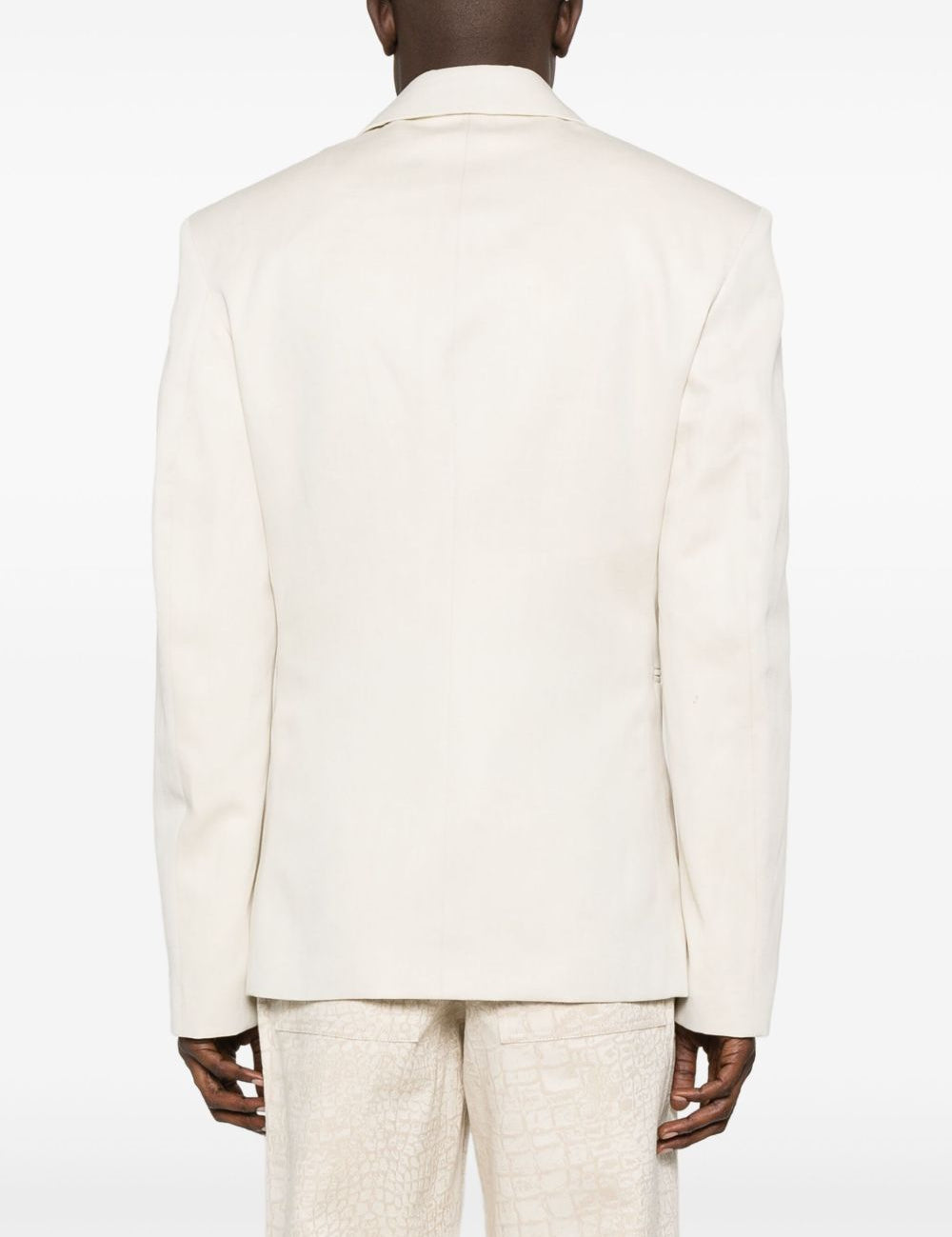 Giacca doppiopetto la veste fernando in beige Jacquemus - uomo 
