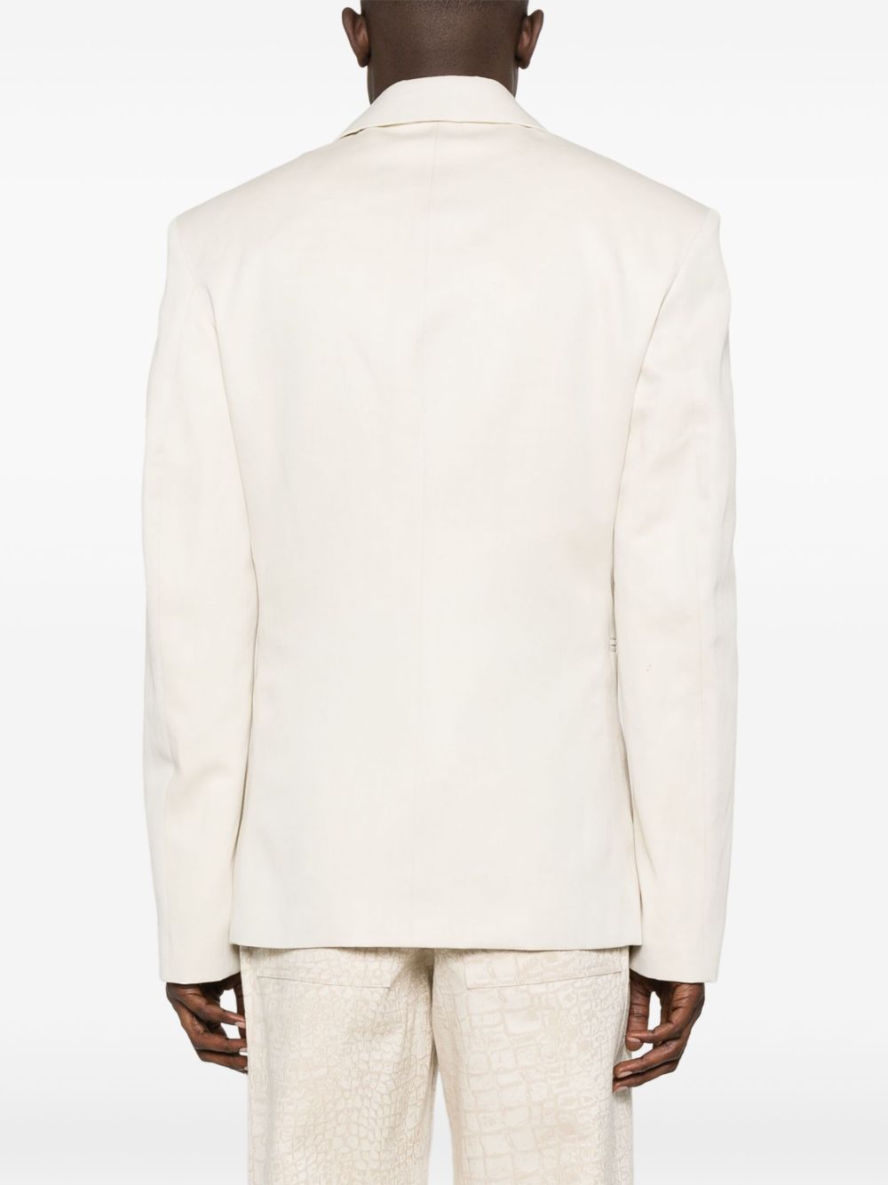 Giacca doppiopetto la veste fernando in beige Jacquemus - uomo 