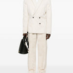 Giacca doppiopetto la veste fernando in beige Jacquemus - uomo 