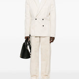 Giacca doppiopetto la veste fernando in beige Jacquemus - uomo 