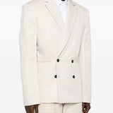 Giacca doppiopetto la veste fernando in beige Jacquemus - uomo 
